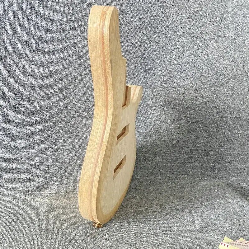 Unfinished 4 String Electric Bass Ash Wood Body DIY Project