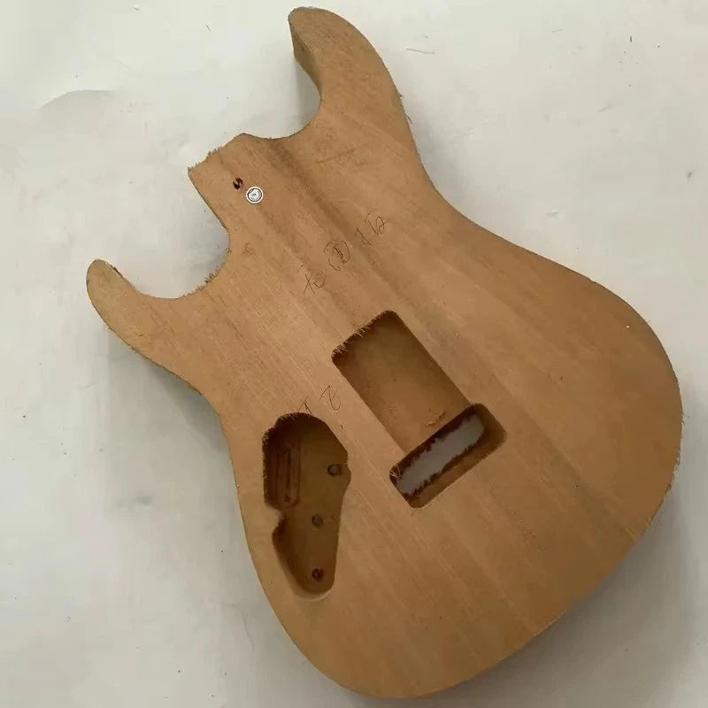 HSS Mahogany Wood DIY Project Guitar Solid Body