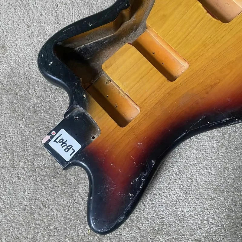 Sunburst Guitar DIY Project Alder Wood Body Fit Jazzmaster