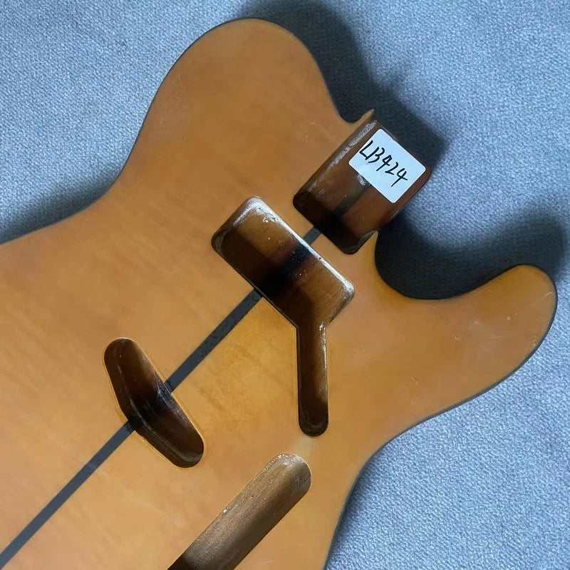 Guitar Body Solid Ash Wood Body with Maple Top Fit TL