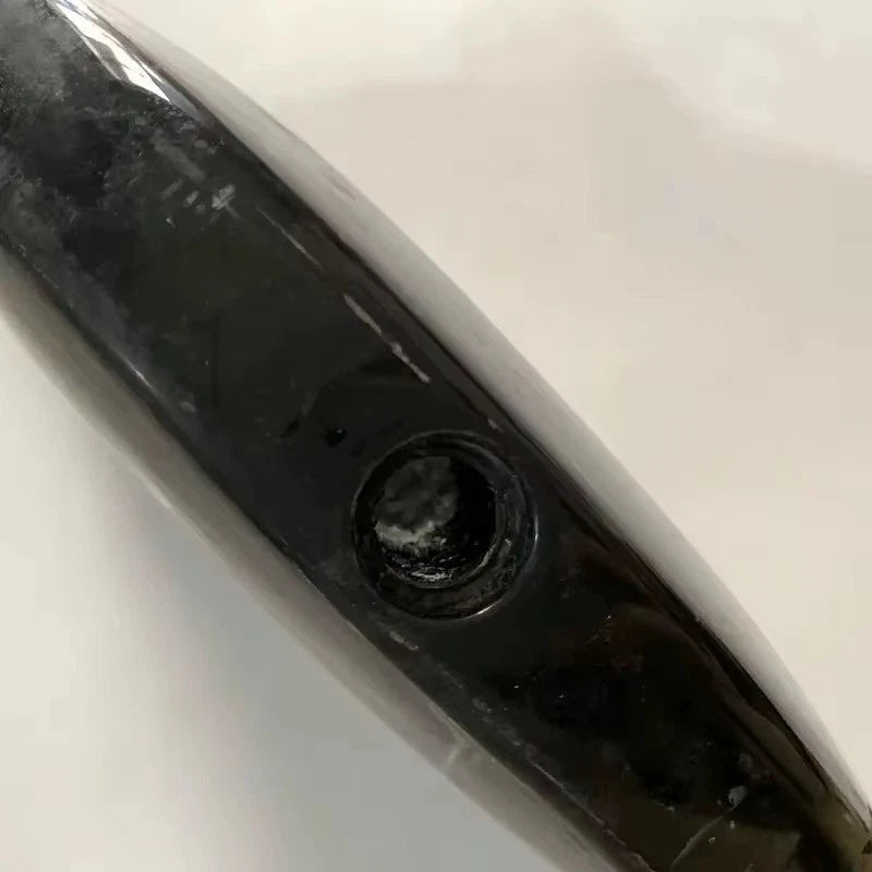 Black 6-String Jazz Bass Body, Unfinished DIY Project with Fixed Bridge
