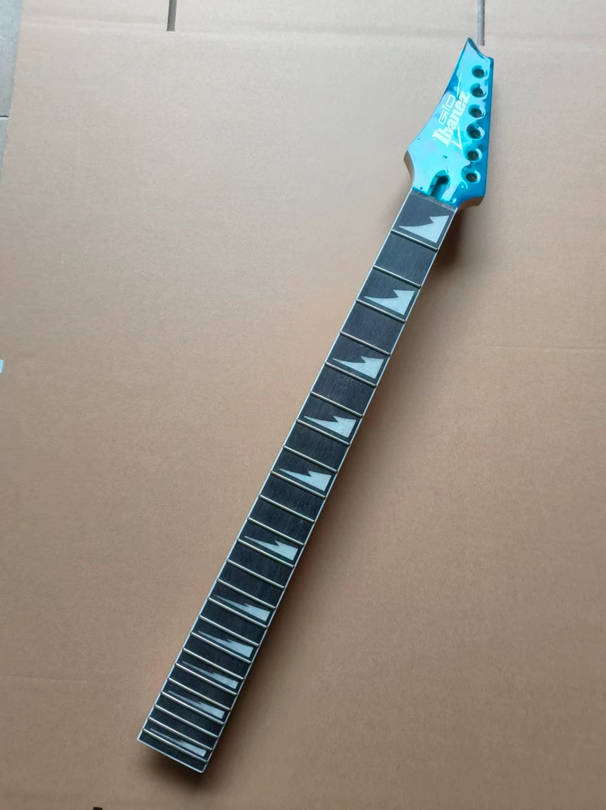 Ibanez Blue Guitar Maple Wood Neck, Rosewood FIngerboard, Reversed Headstock