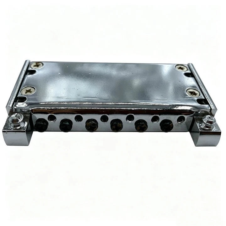 Custom Fixed Hardtail Guitar Bridge with Adjustable Saddles