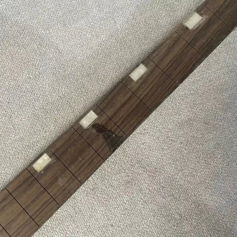 Maple Wood 4 String Electric Bass Neck, Rosewood Fingerboard 24 Frets