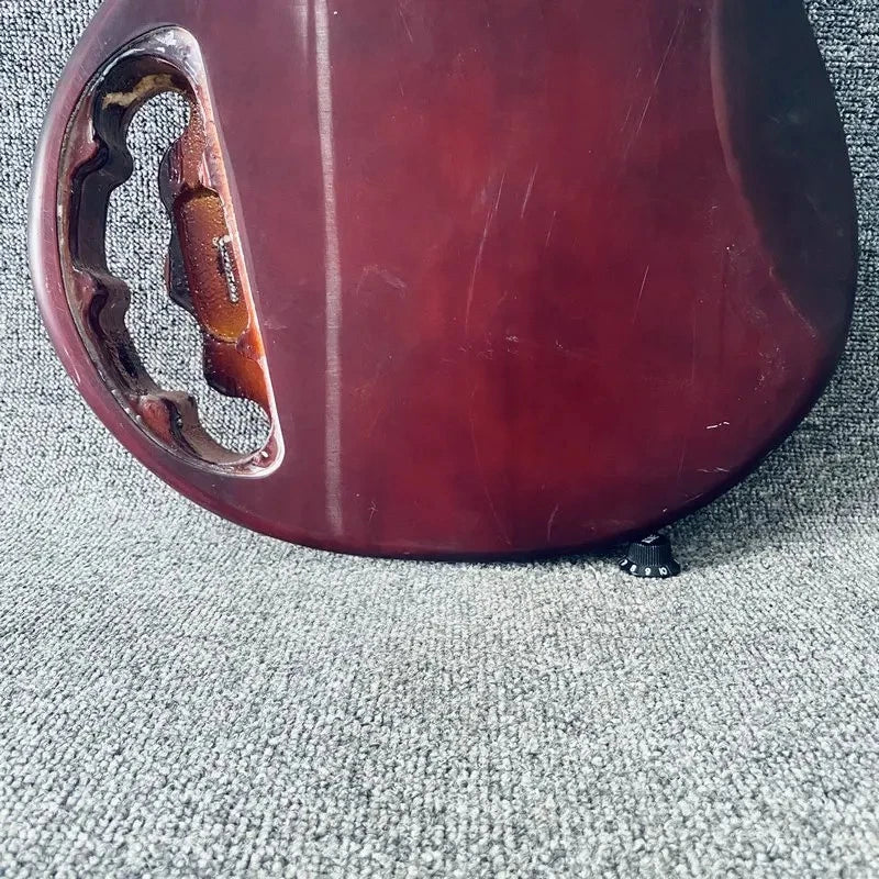 Cherry Burst 5 String Bass Basswood Body Fit MusicMan Bass