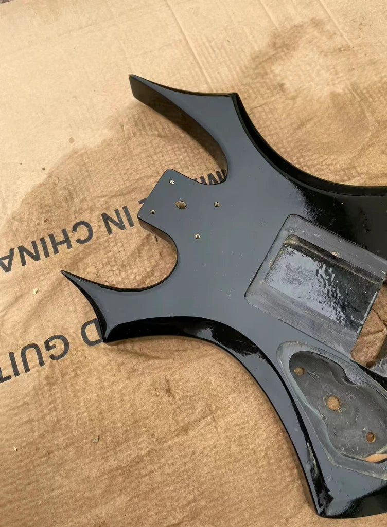 Black DIY Project Guitar Body Fit Virgin Guitars