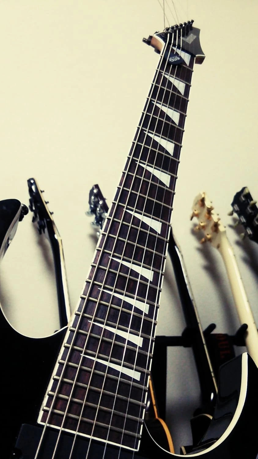 White Pearl Shark Fin Guitar Fretboard Fret Markers Inlay Stickers