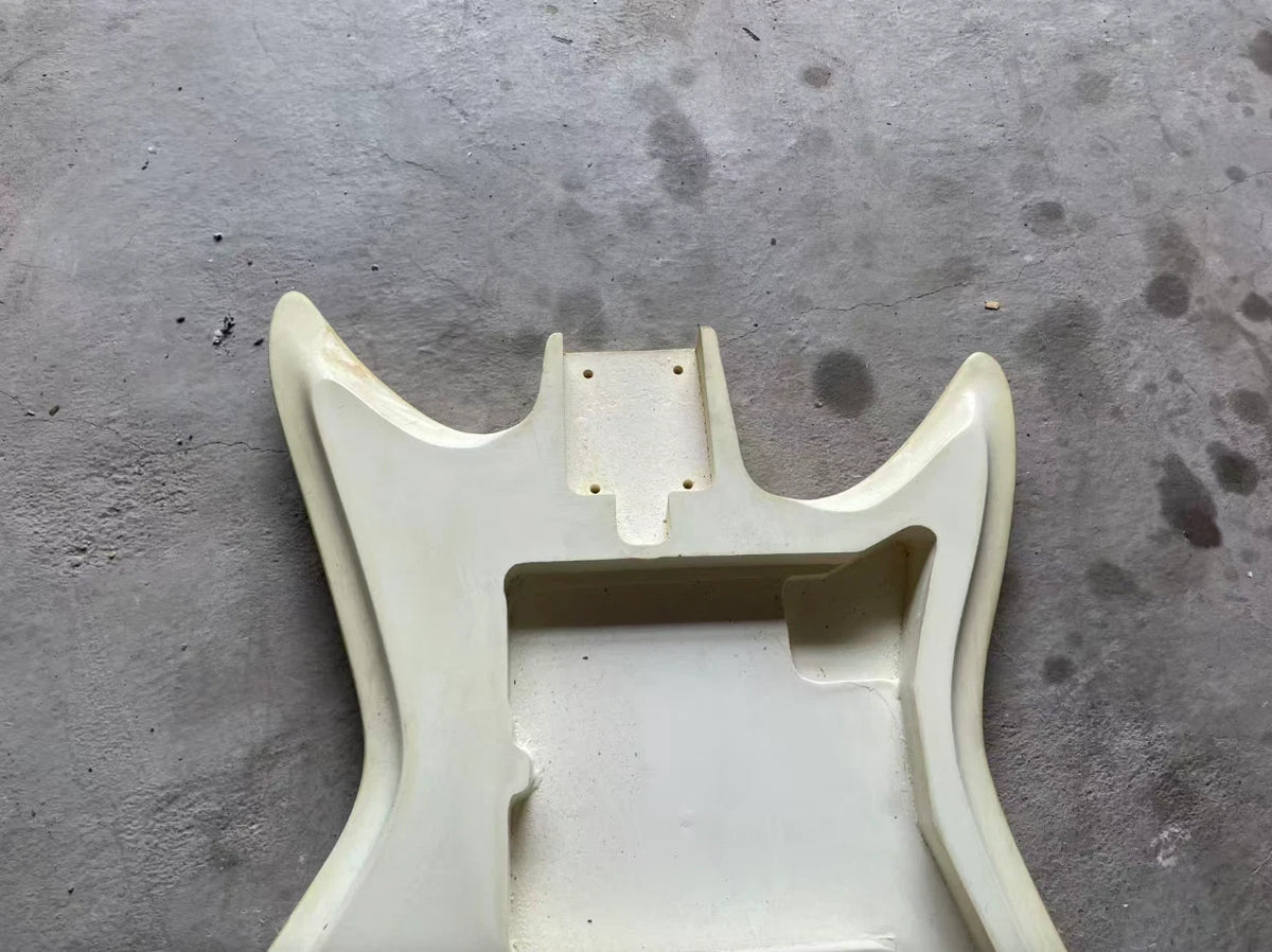 White Guitar DIY Project Body Fit Teisco Sharkfin