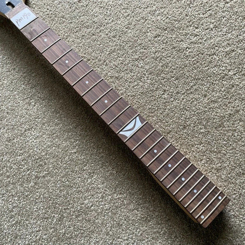 Maple Wood Guitar Neck, Reversed Headstock, Rosewood Fingerboard, 24 Frets