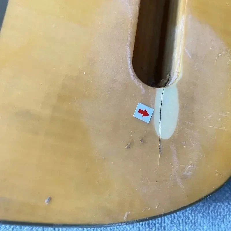 Ash Wood Guitar Body with Maple Top Fit Tele