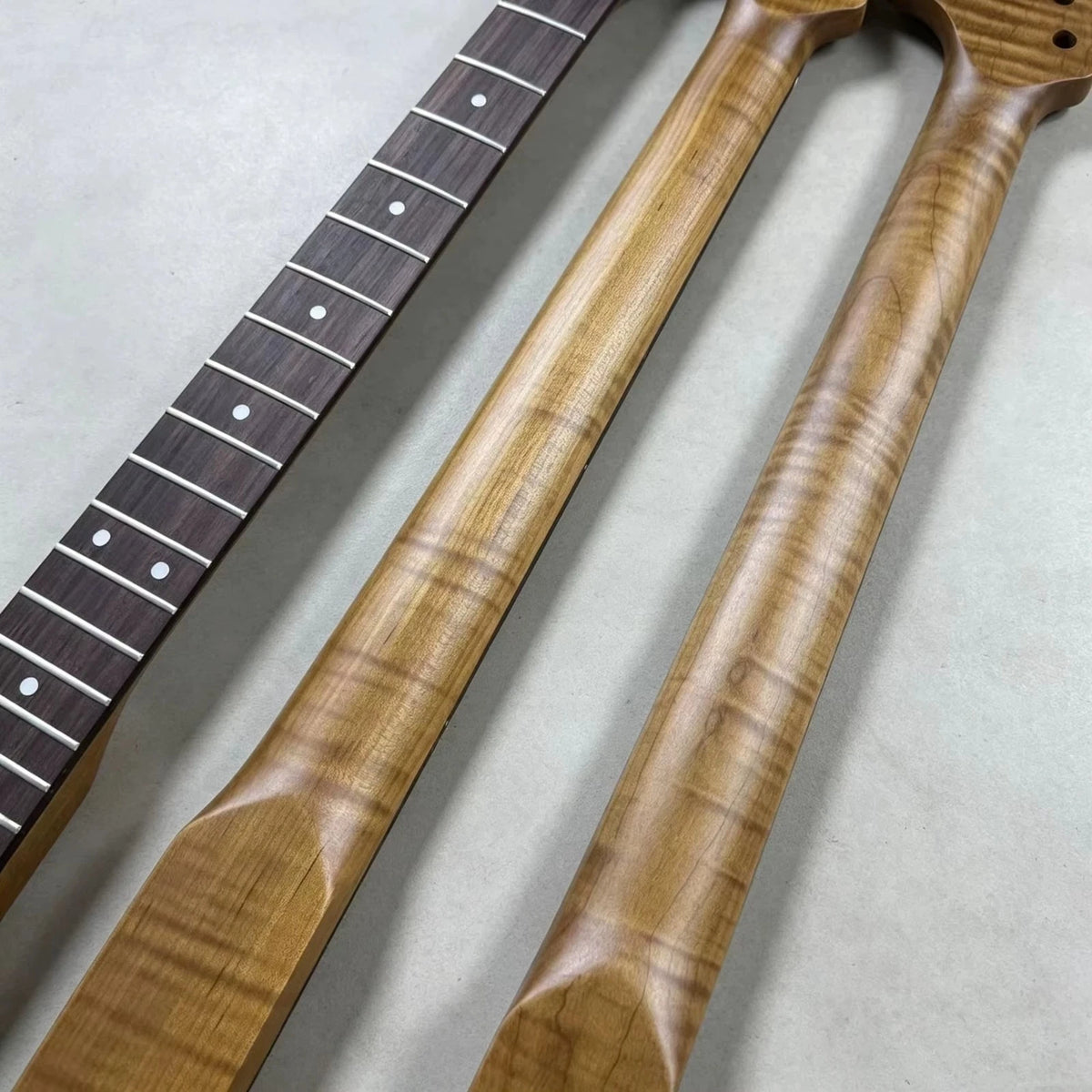 Flamed Tiger Maple Guitar Neck 22 Frets Rosewood Fingerboard Fit ST