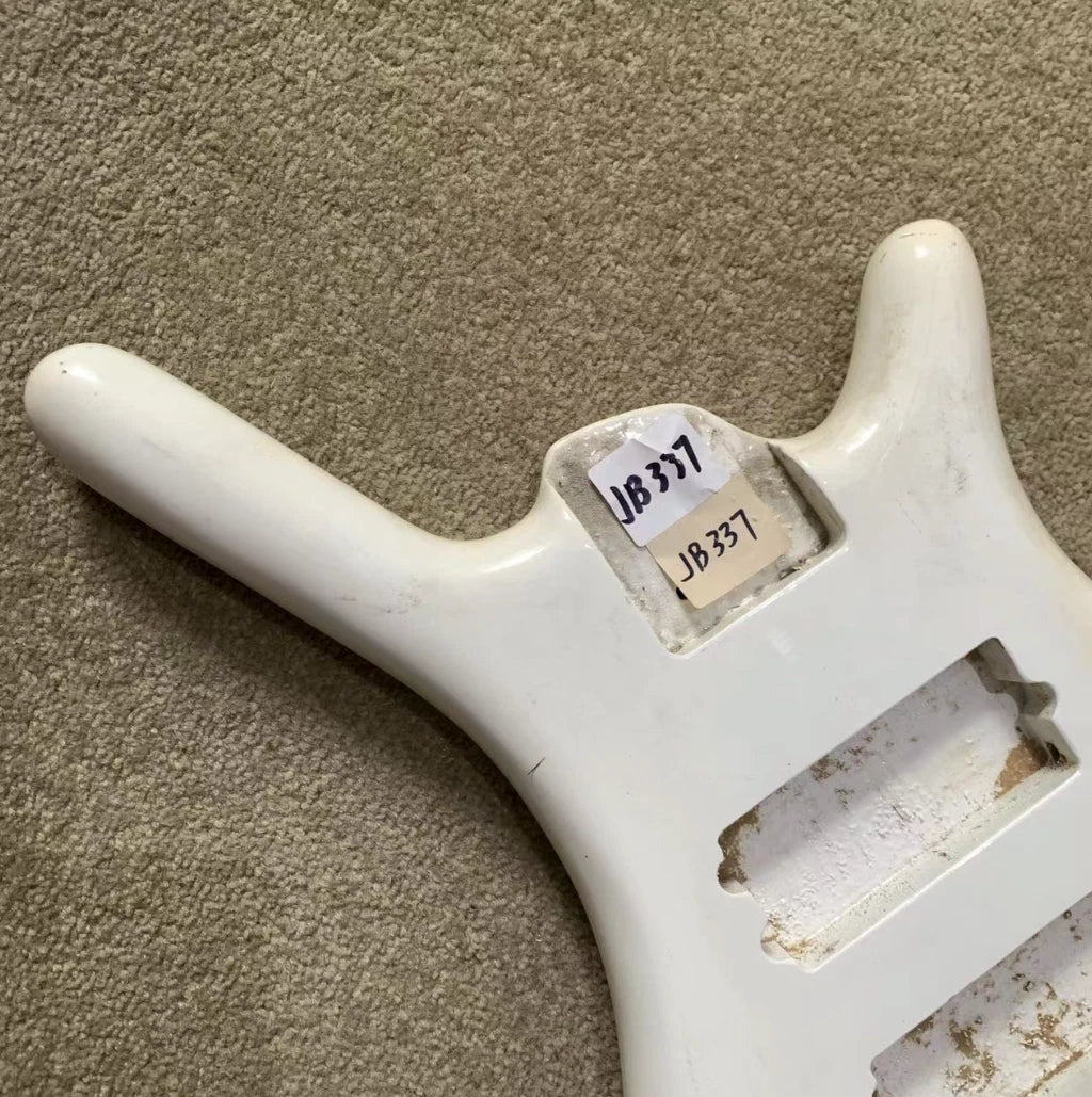 4 String Bass Body in White, Active Routing Fit Warwick