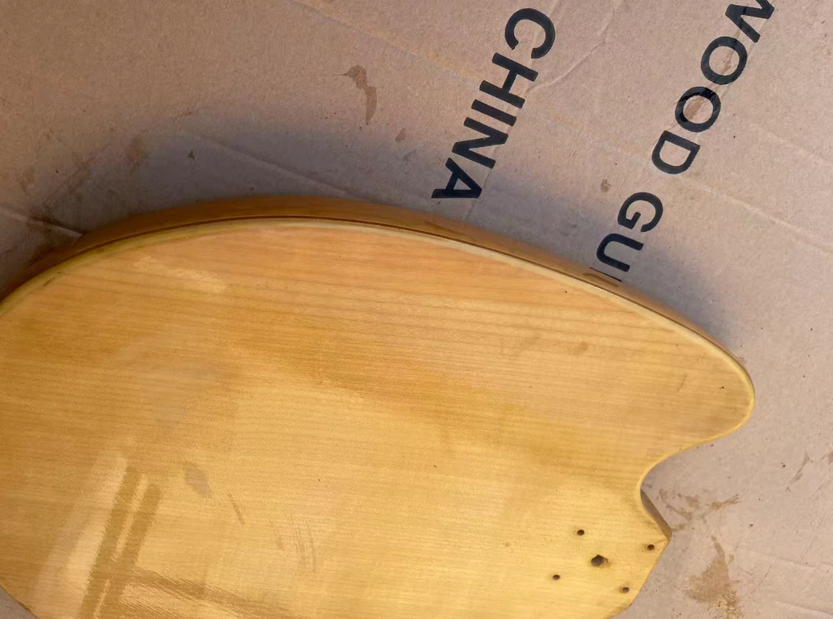 Project Guitar Body, HH with F Hole Fit Teisco May Queen DIY