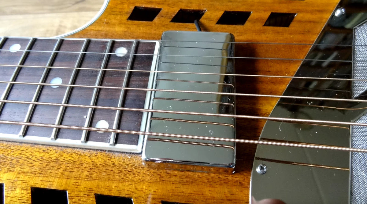 Chrome Electric Guitar Neck, Resistance 8K