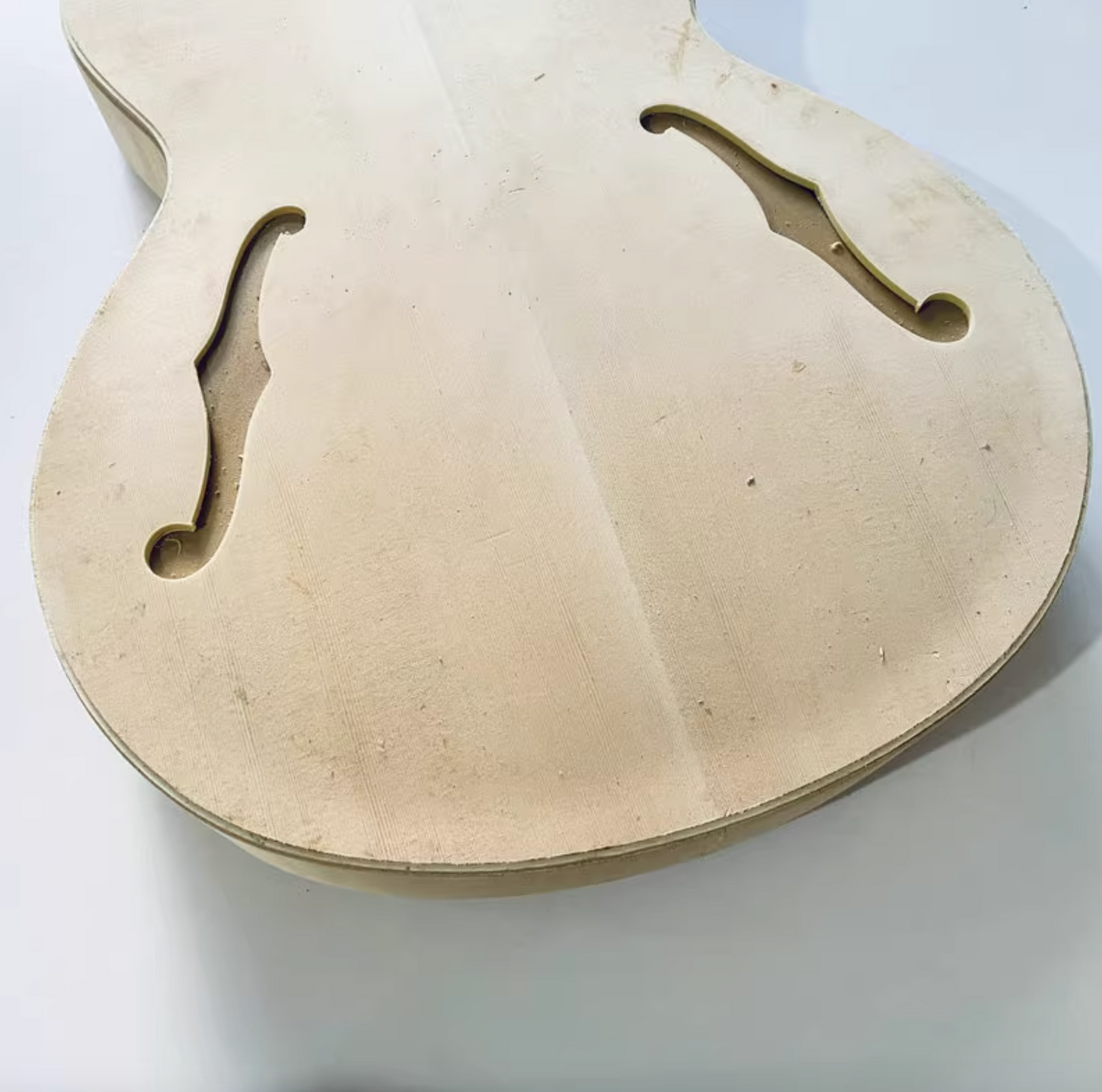 Single Cut Hollow Jazz Guitar Unfinished Body DIY Project