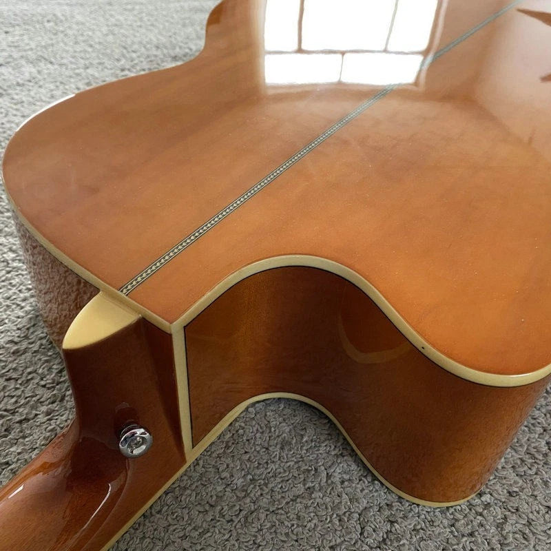 Tagima 5 String Acoustic Electric Bass, Spruce Mahogany Body, Rosewood Fretboard
