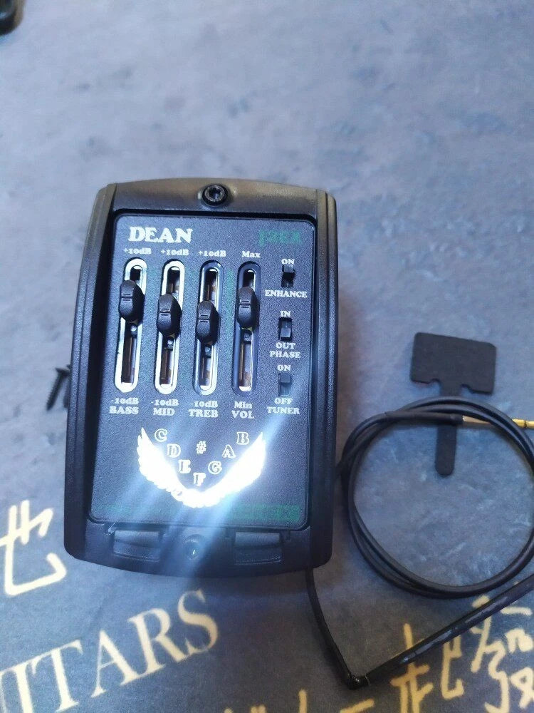 Dean Acoustic-Elect<wbr/>ric Guitar Pickup with 4-Band EQ and XLR Output