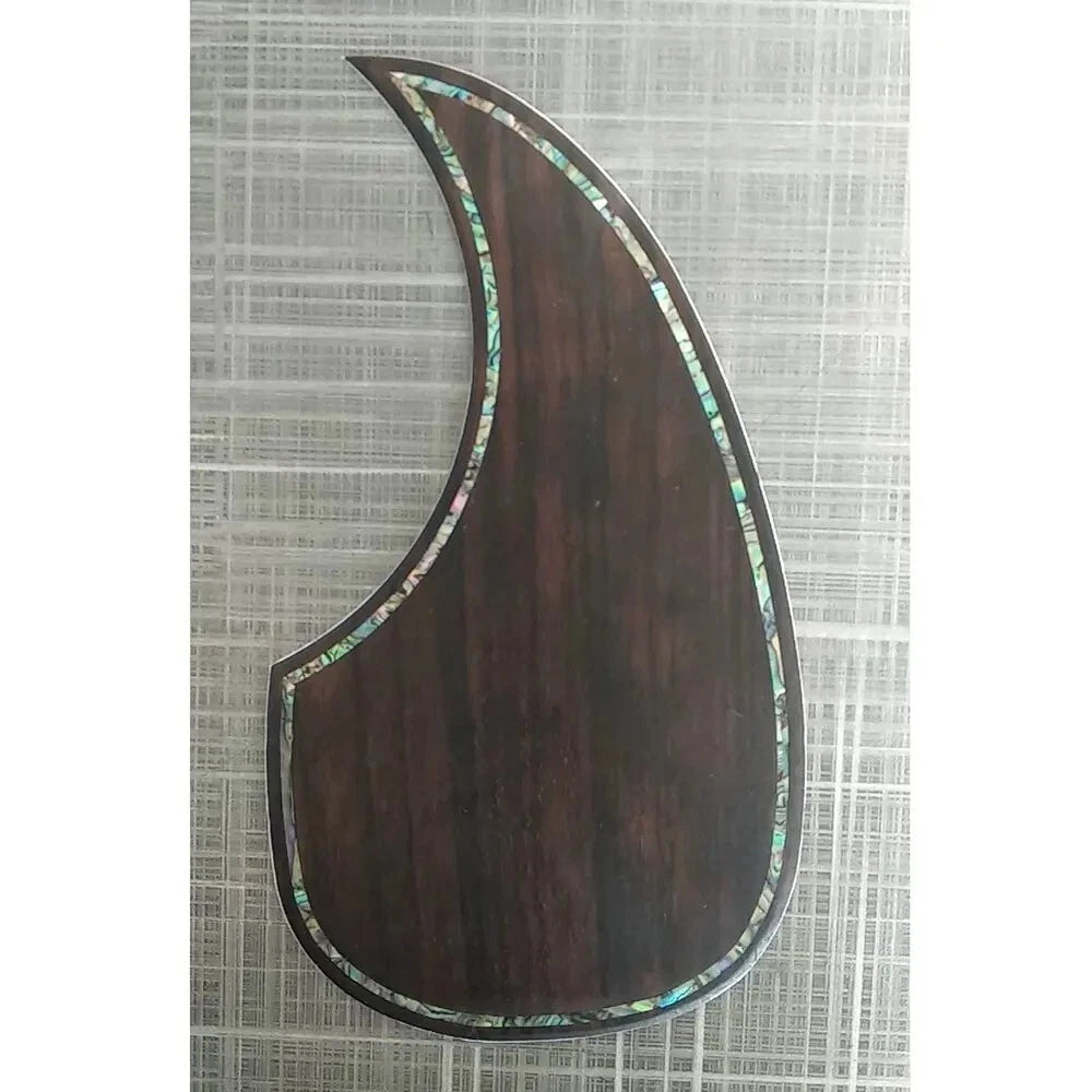 Acoustic Guitar Pickguard Rosewood Materiel, with Abalone Inlay Binding