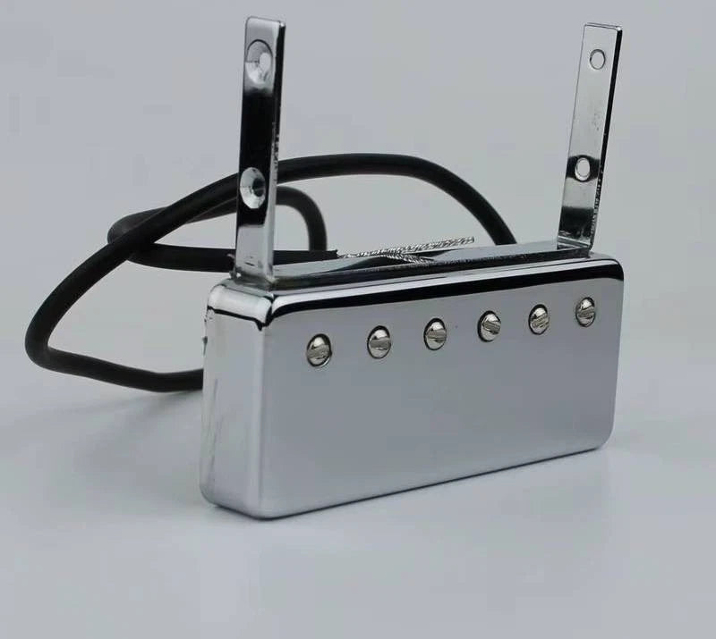 Chrome Hollow Body Jazz Guitar Float Neck Alnico Pickup