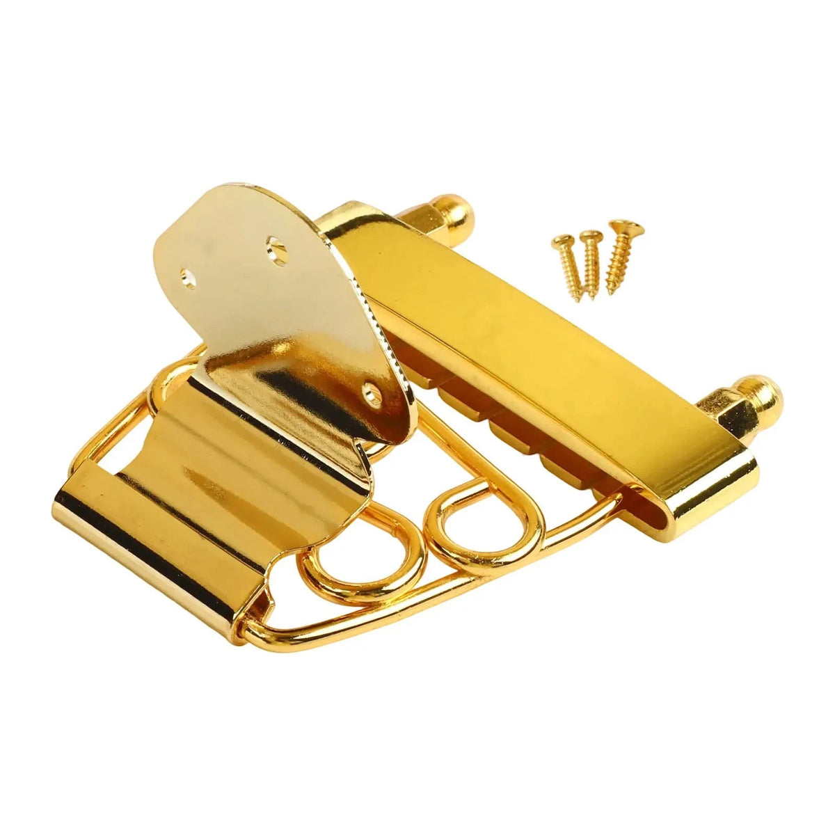 Gold Semi Hollow Jazz Guitar Short Tailpiece Trapeze Fit Epiphone,Ibane<wbr/>z,Cort