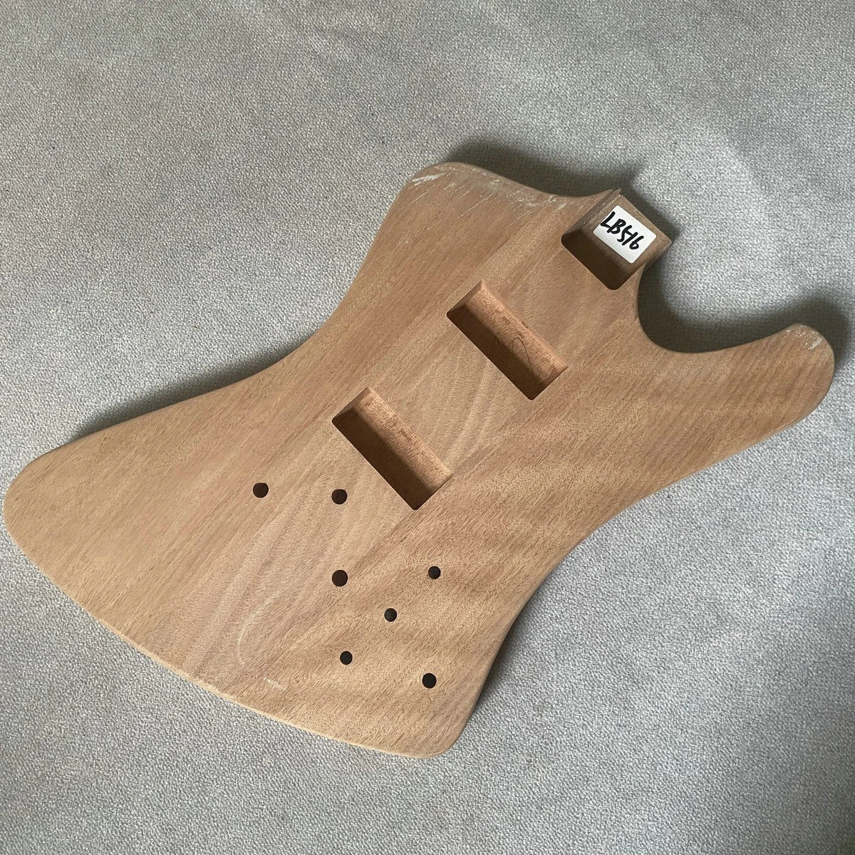 Custom 4 String Bass Body, Mahogany, Unfinished
