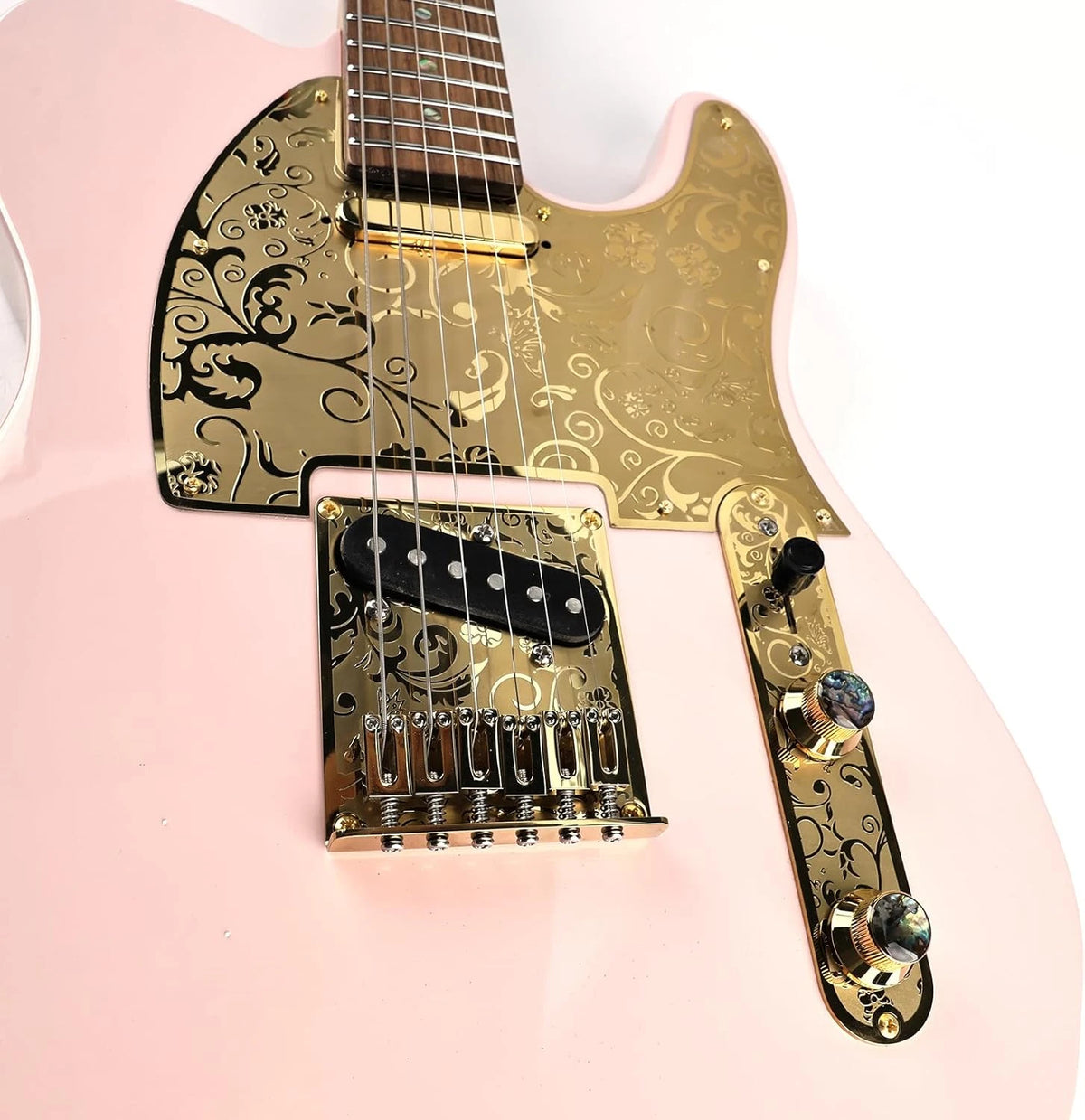 Engraved Steel Guitar Control Plate Panel Fit Telecaster Tele