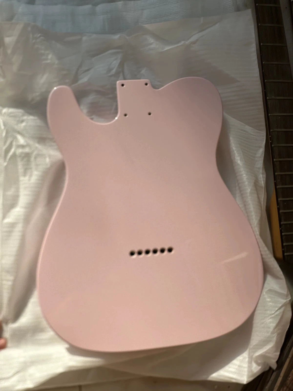 Pink Alder Wood Guitar Single Cut Body Fit TL