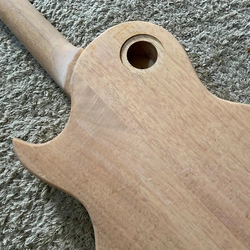Tiger Maple Guitar Body with Mahogany Neck, Rosewood Fingerboard