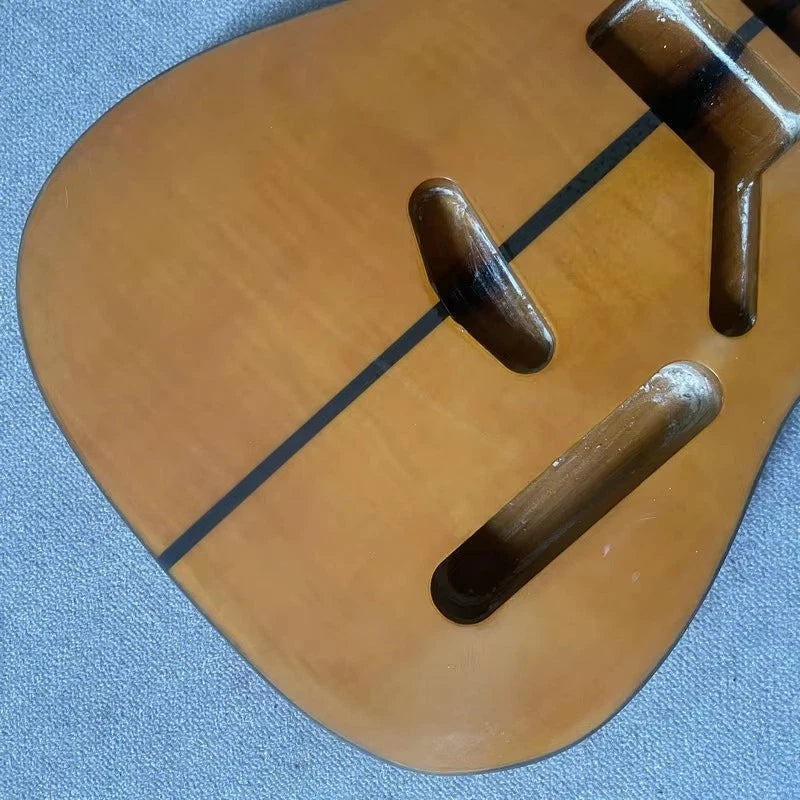 Guitar Body Solid Ash Wood Body with Maple Top Fit TL