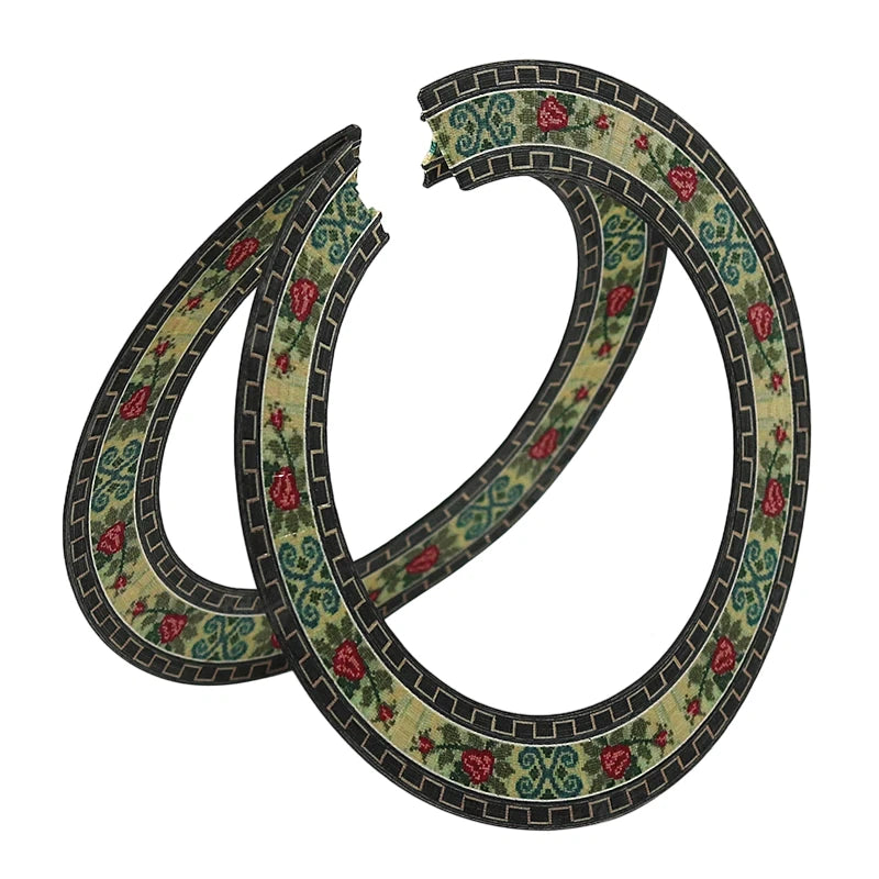 3x Wooden Classical Guitar Inlay Soundhole Rosettes Fit Breedlove,John<wbr/>son,Hohner