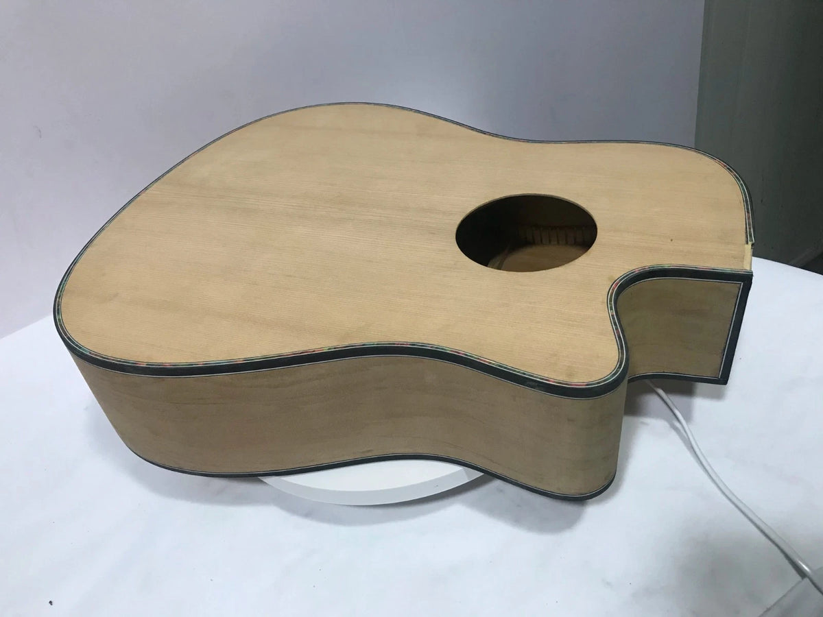 Acoustic Guitar Solid Spruce Top Body, 40 Inch