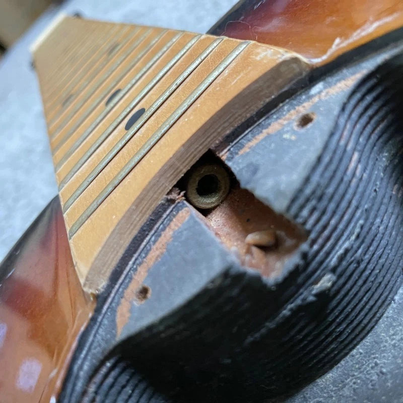 DIY Project Mini Travel Guitar, Mahogany Body, Maple Neck