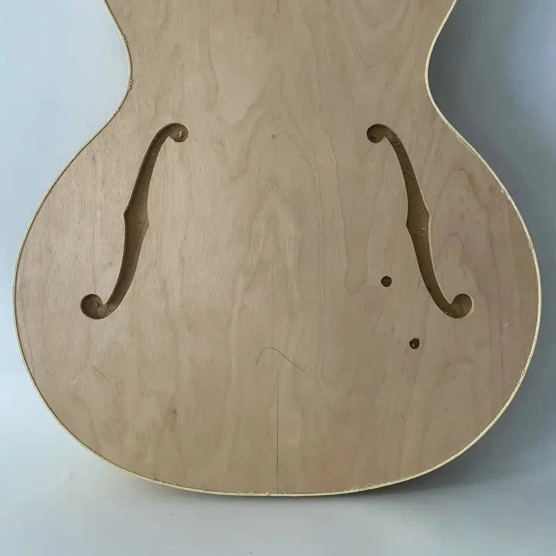 Unfinished Maple Jazz Guitar Hollow Body DIY Project