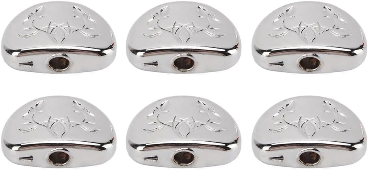 6PCS Engraved Guitar Tuning Pegs Buttons Knobs
