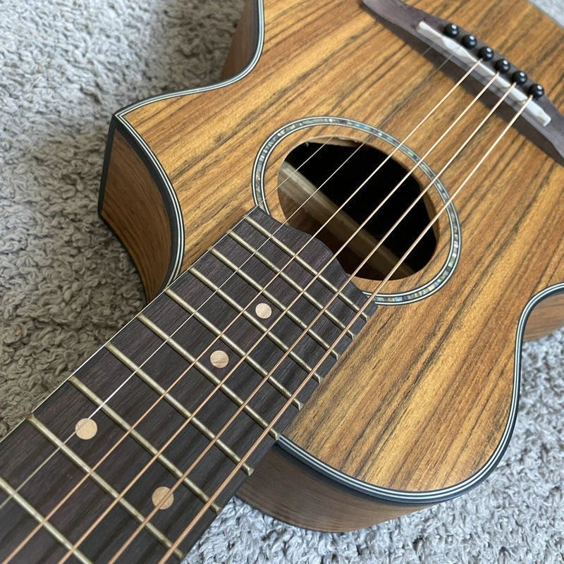 27-Inch Lili Mini Guitar, Koa Acacia Body, Mahogany Neck, Rosewood Fingerboard
