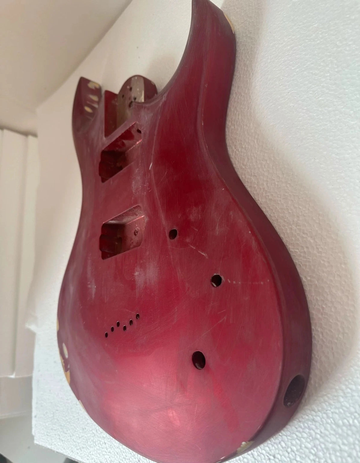 Metal Red Special Shape Guitar Body DIY Project