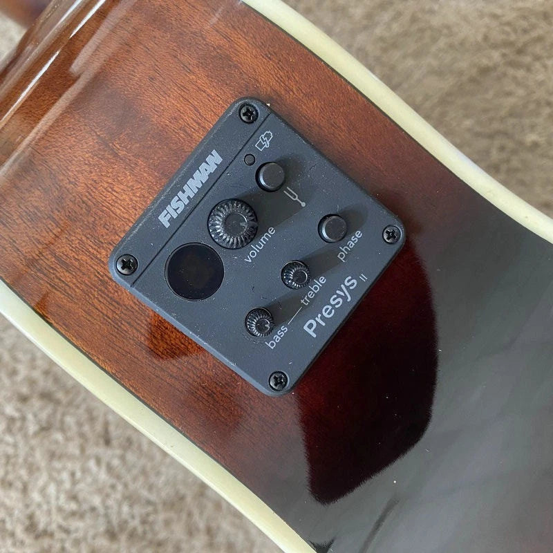 40" Mahogany Top Acoustic Guitar, Mahogany Sides Body Rosewood Fingerboard Neck