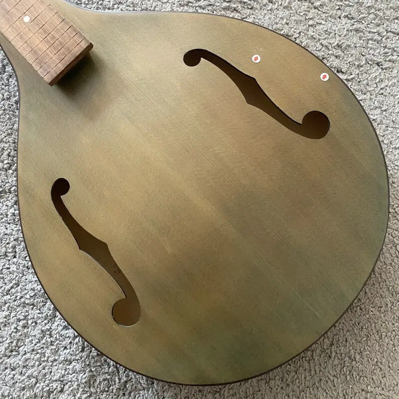 DIY Project Mandolin 8 String Guitar, Spruce Maple Top, Mahogany Neck
