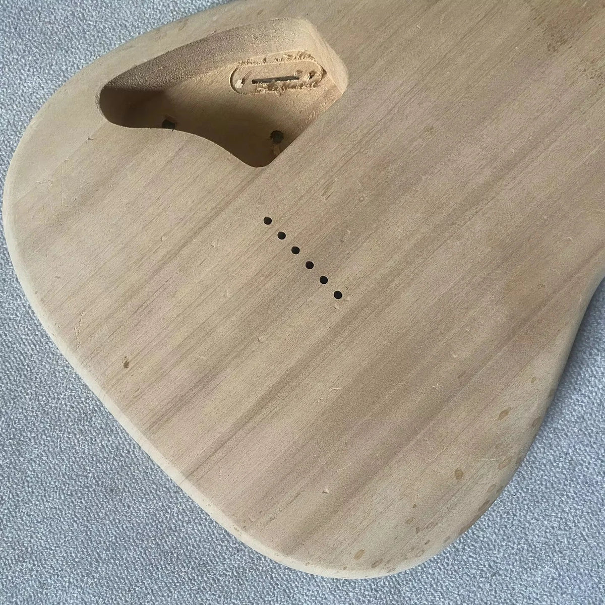 HH Quilted Maple Top Guitar Body Fit Tele with String Through Bridge