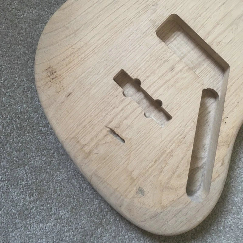 Ash Wood Bass Body in Glossy Finish Fit Jazz Bass