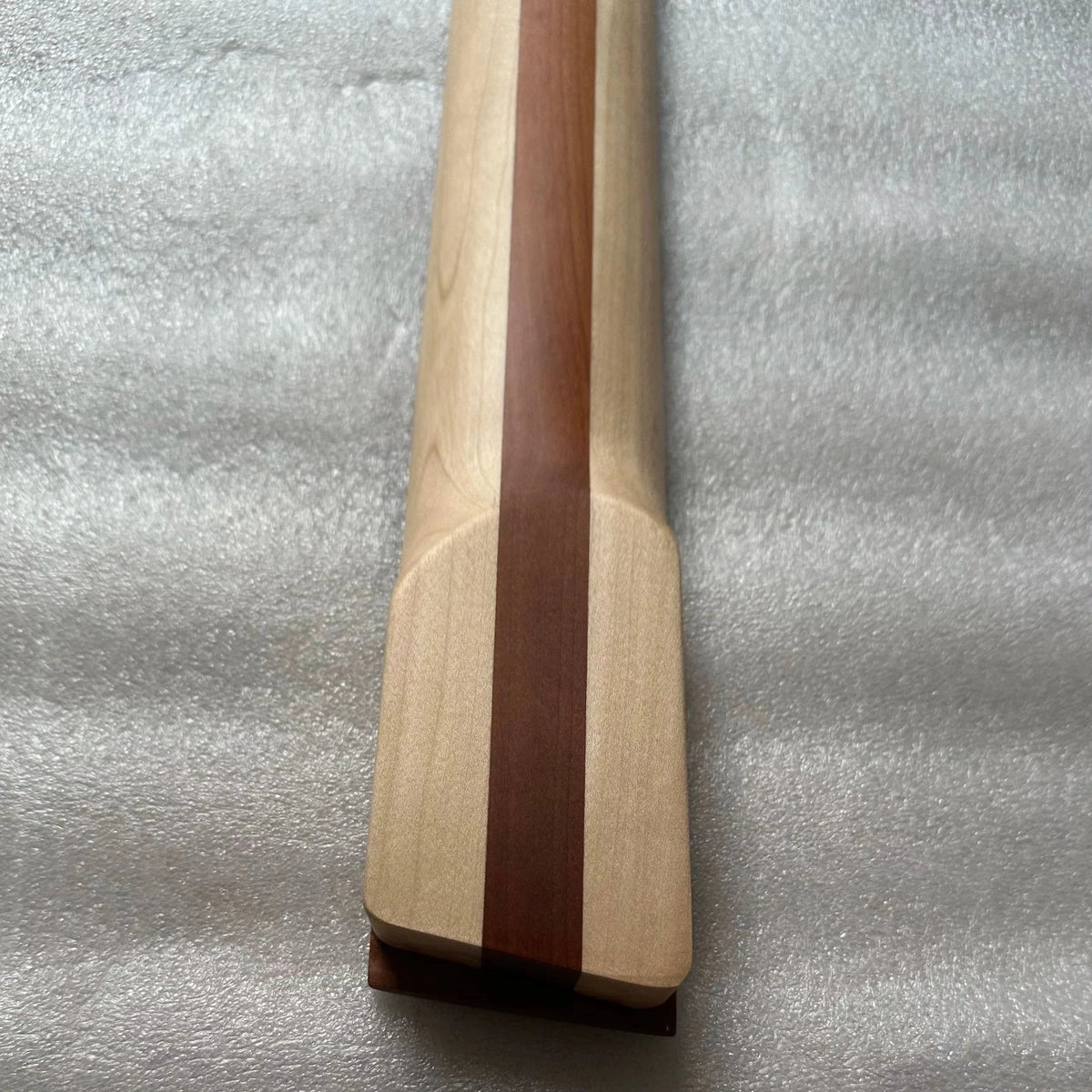 Headless Electric Guitar Neck, 24 Fret Fanned, Roasted Maple