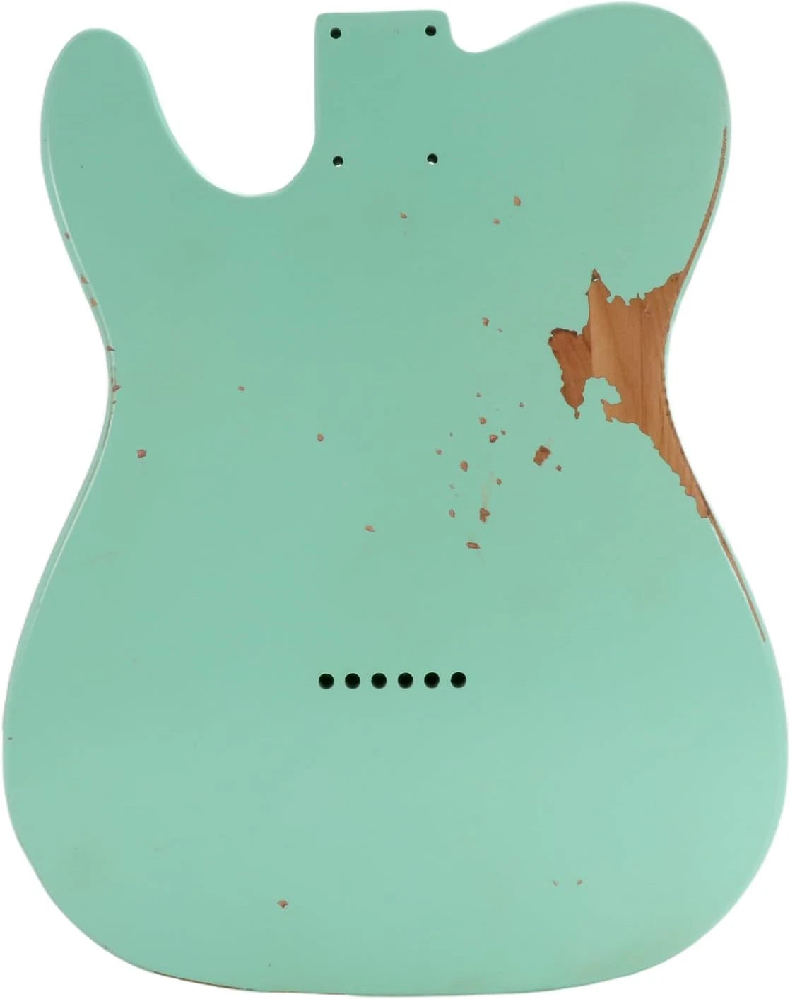 Relic Vintage Alder Wood Guitar Solid Body in Seafoam Green Fit Telecaster Tele