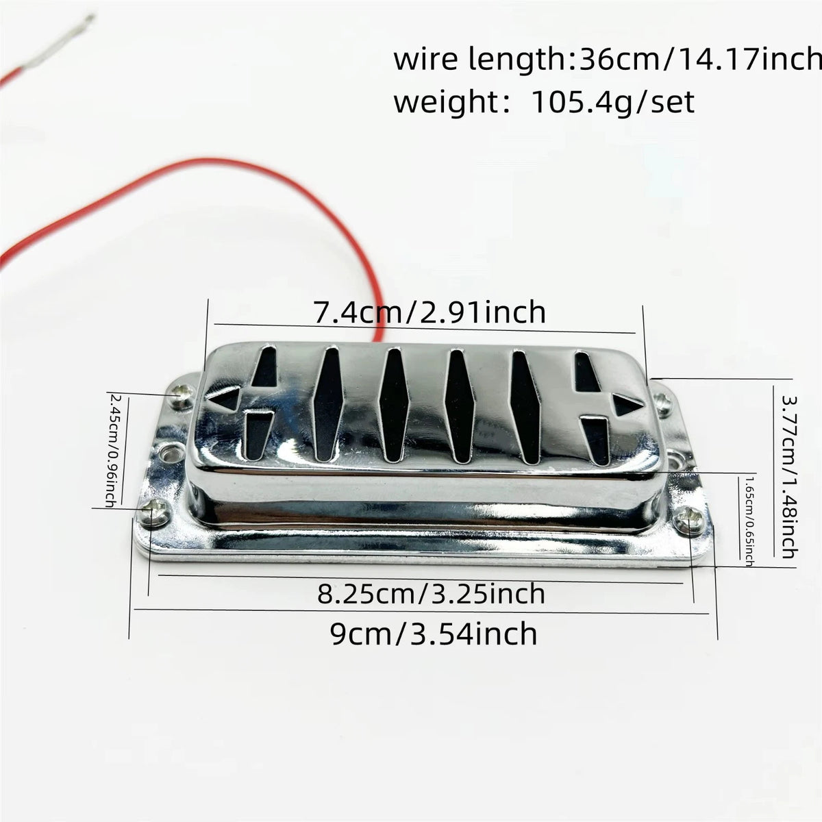 Vintage Chrome LP Pickup, Six-String Screw-and-Spri<wbr/>ng Set
