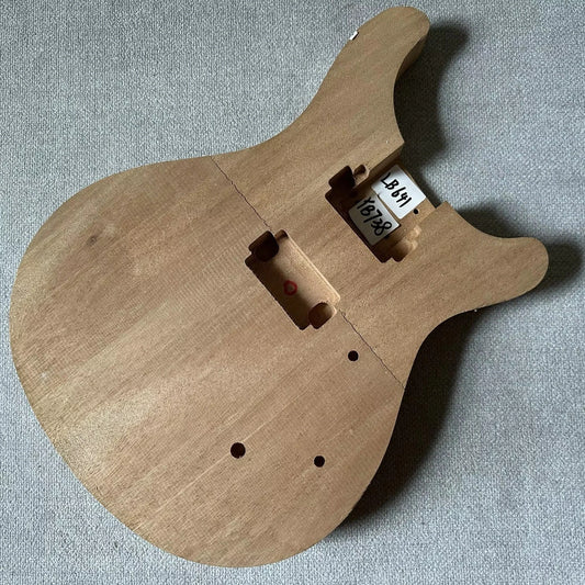 HH Okoume Wood Guitar Double Cutaway Body DIY Project