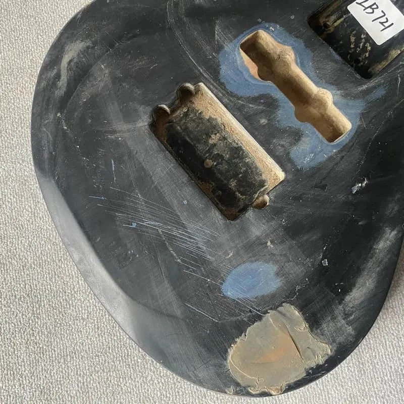 Black 4 String Electric Bass Body