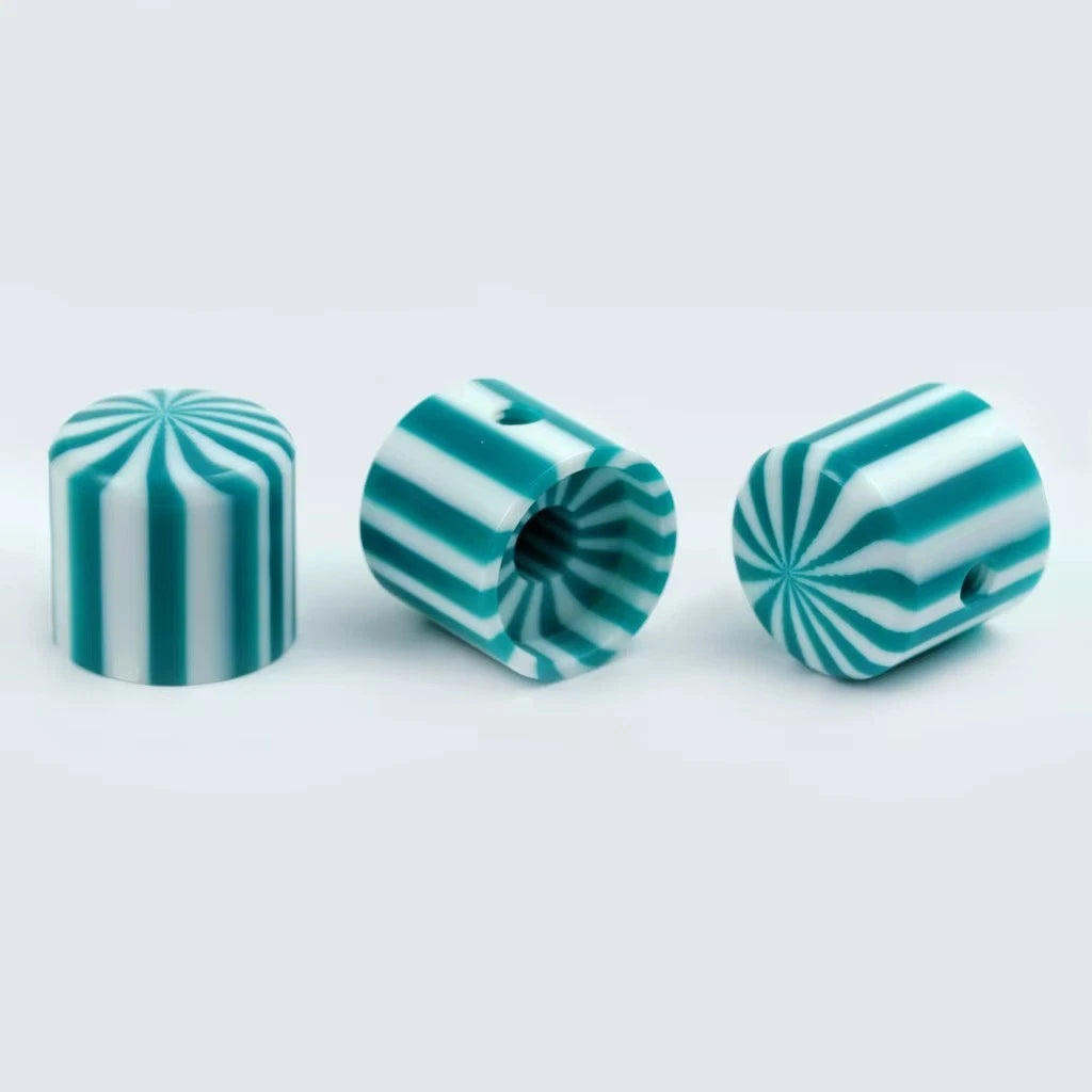 3pcs Striped Acrylic Guitar Knobs Fit Schecter,Ibane<wbr/>z,Washburn,Pea<wbr/>vey,Fender,LTD