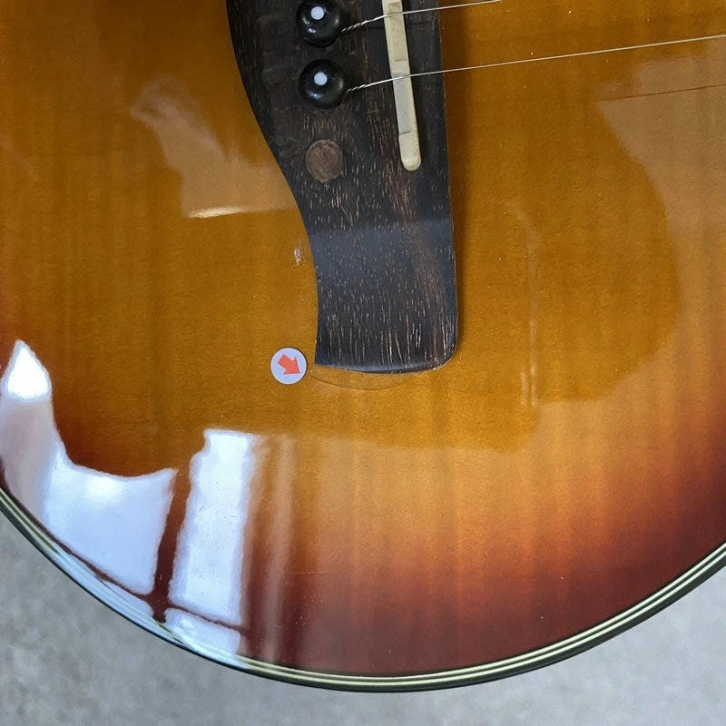 27-Inch Lili Mini Guitar, Tiger Maple Sunburst Finish