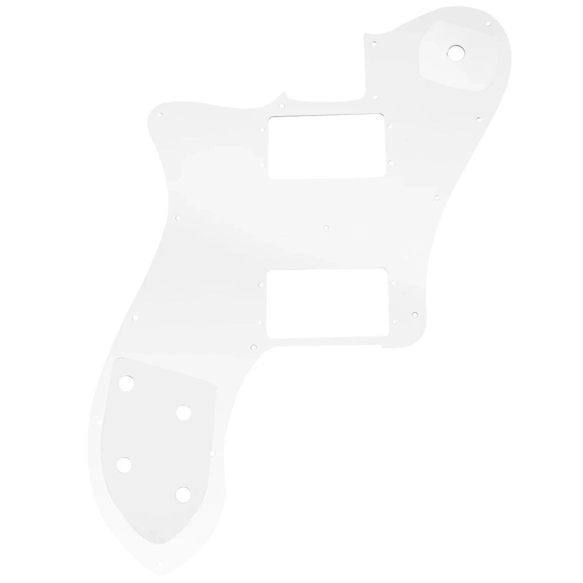 HH Black Guitar Pickguard Scratch Plate Fit 72 Telecaster Deluxe Tele