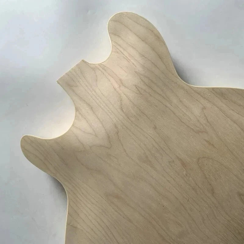 Maple Unfinished Semi Hollow Jazz Bass Body DIY Project