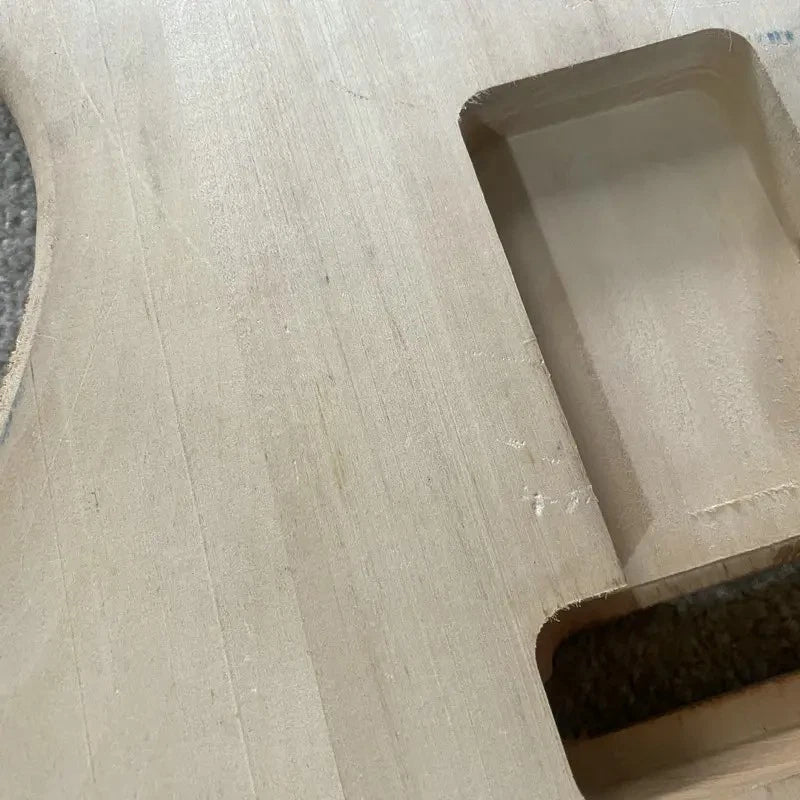 Tiger Maple Top Basswood Guitar Body Fit Strat ST
